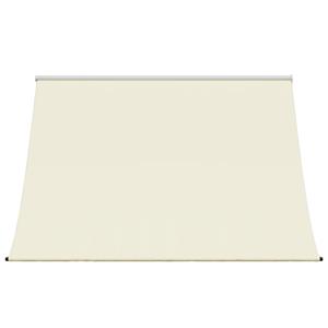vidaXL Luifel uittrekbaar 200x150 cm stof en staal crèmekleurig