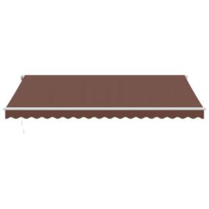 vidaXL Luifel automatisch uittrekbaar 450x350 cm bruin