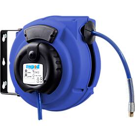 Rapid Group Slanghaspel, automatisch, voor perslucht, lengte 8 meter, kunststof