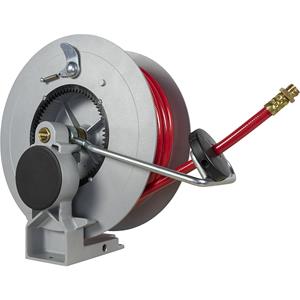 Rapid Group Slanghaspel, automatisch, voor perslucht, lengte 10 meter, gietaluminium