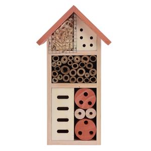 Lifetime Garden Insectenhotel huisje oranje dak 26 cm -
