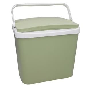 Sunnydays Beach Vibes Koelbox - 24 liter - kunststof - groen - x 30 x cm -