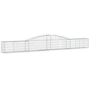 VidaXL Schanskorven 20 st gewelfd 400x30x40/60 cm ijzer