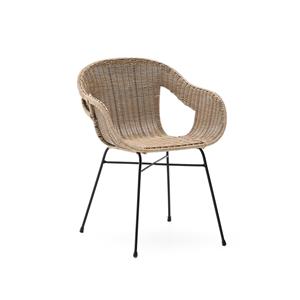 Kave Home Tuinstoel Eltiera Rattan - Naturel