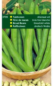 Tuinplus Tuinbonen driemaal wit 250 gram - 