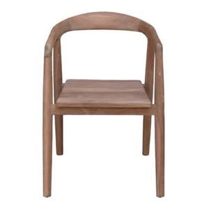 DÉJA Living  Tuinstoel - Naturel Teakhout - Zithoogte 43cm - Lennox