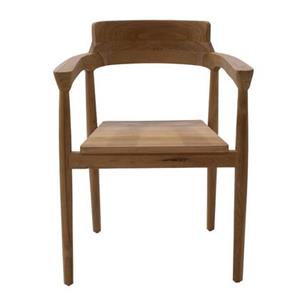 DÉJA Living  Tuinstoel - Naturel Teakhout - Zithoogte 47cm - Hazel