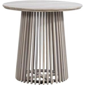 Leen Bakker Tuintafel Saône - acacia/greywash - 76xØ80 cm