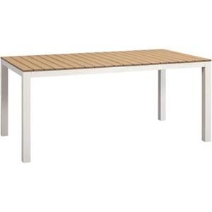 Leen Bakker Tuintafel Toulon - zand - 74x169x90 cm
