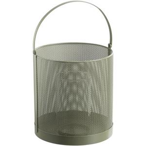 Leen Bakker Windlicht Malaga - groen - 24xØ23 cm