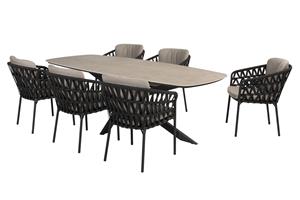 4 Seasons Outdoor Taste by 4 Seasons Diningset Prado Albareto 7-delig 240 x 105 cm