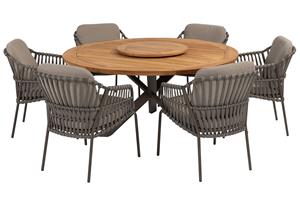 4 Seasons Outdoor Diningset Prado Capalbio 7-delig Ø160 cm