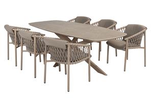 4 Seasons Outdoor Diningset Prado Allora 7-delig 240 x 105 cm