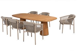 4 Seasons Outdoor Diningset Capri Allora 7-delig 240 x 110 cm