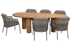 4 Seasons Outdoor Diningset Capri Capalbio 7-delig 160 cm