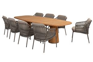 4 Seasons Outdoor Diningset Capri Capalbio 9-delig 280 x110 cm