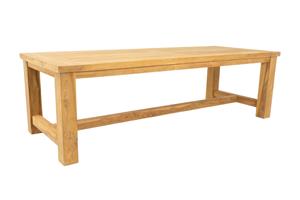 GrandTree Diningtafel Maro Natural Teak 400 x 100 cm