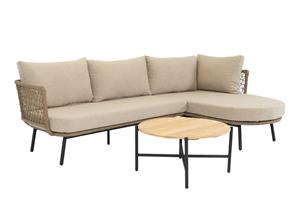 Relax Loungeset Manilla Links Sahara Dust 3-delig