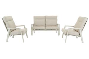 Relax Sofaset Aruba 3-delig Beige Champagne