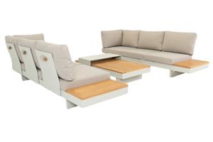 Relax Loungeset Monte Carlo Beige Champagne 4-delig inclusief salontafel