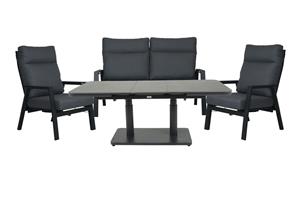 Relax Dining Loungeset Aruba Pescara 4-delig
