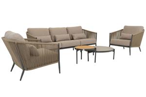 Relax Sofaset Sicillië Sand 5-delig