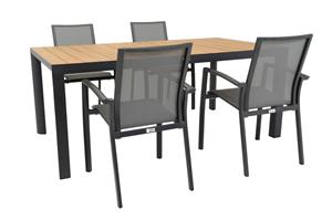 Relax Diningset Faro Trento 5-delig 180 x 100 cm