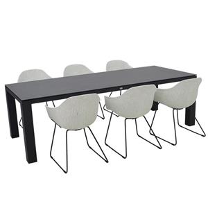 Relax Diningset Ancona Sophia Keramiek 7-delig 240 x 100 cm