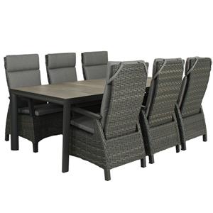 Relax Diningset Faro Dublin Keramiek 7-delig 220 x 100 cm