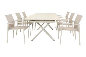 Relax Diningset Avignon Aveiro 9-delig 240/300 x 100 cm