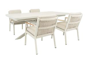 4 Seasons Outdoor Relax Diningset Montreal Rocca 5-delig