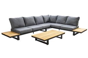 Yoi Loungeset Funsui XL Panther Black - Black 345 x 275 cm