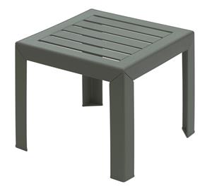 Grosfillex Miami Bijzet Tuintafel Kunststof Pp 40x40cm Forest Green
