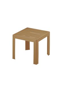 Grosfillex Miami Bijzet Tuintafel Kunststof Pp 40x40cm Camel