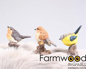 Farmwood Animals Tuinbeeld - Vogel Op Steen/Stronk (8,5x5x10 Cm)
Voeg Een