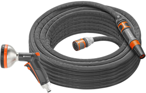 Gardena Textielslang Liano Life 15m Set +  Premium Broes Metaal