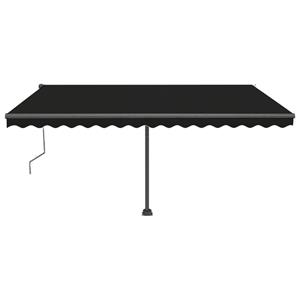vidaXL Luifel vrijstaand automatisch 400x350 cm antracietkleurig