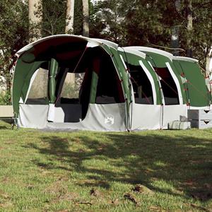 VidaXL Tunneltent 8-persoons waterdicht groen