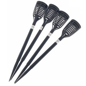 Benson Tuinfakkels - 12x stuks - solar - vlameffect - cm - op zonne-energie - Prikspots -