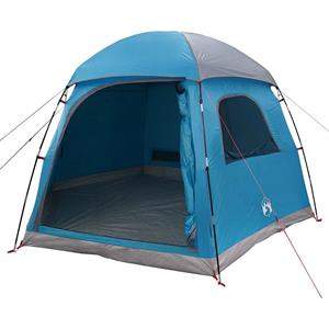 VidaXL Familietent iglo 6-persoons waterdicht blauw