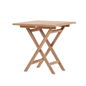 Nest outdoor Frida inklapbare houten tuintafel naturel - 70 x 70 cm