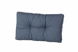 Madison 2 stuks! Lounge kussen rug 73x43 Rib grey - 