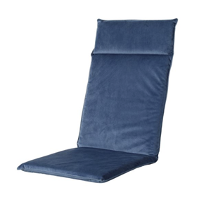 Madison 2 stuks! Kussen hoog 50x120 universeel outdoor Velvet blue/panama saf - 