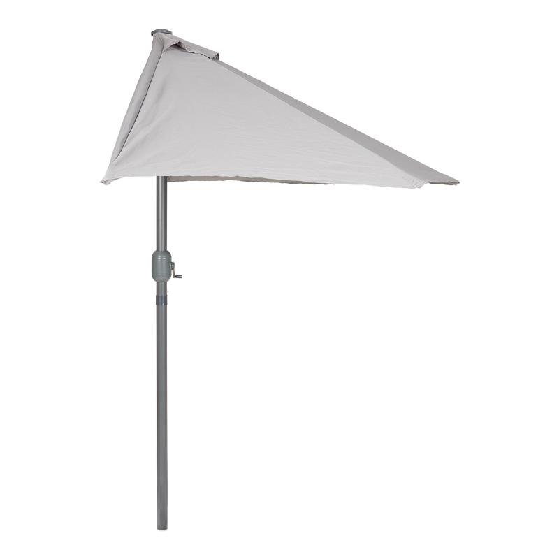 Halve parasol - antraciet