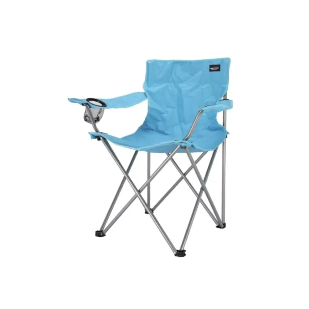 GroenRijk Vouwstoel metaal licht blauw
