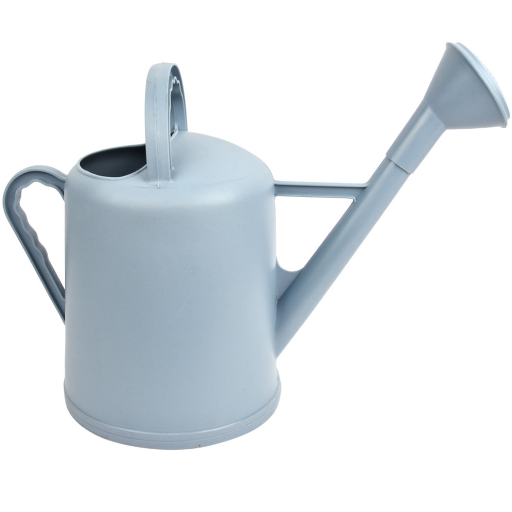 Esschert Design Gieter - blauw - 10 liter - met broeskop -