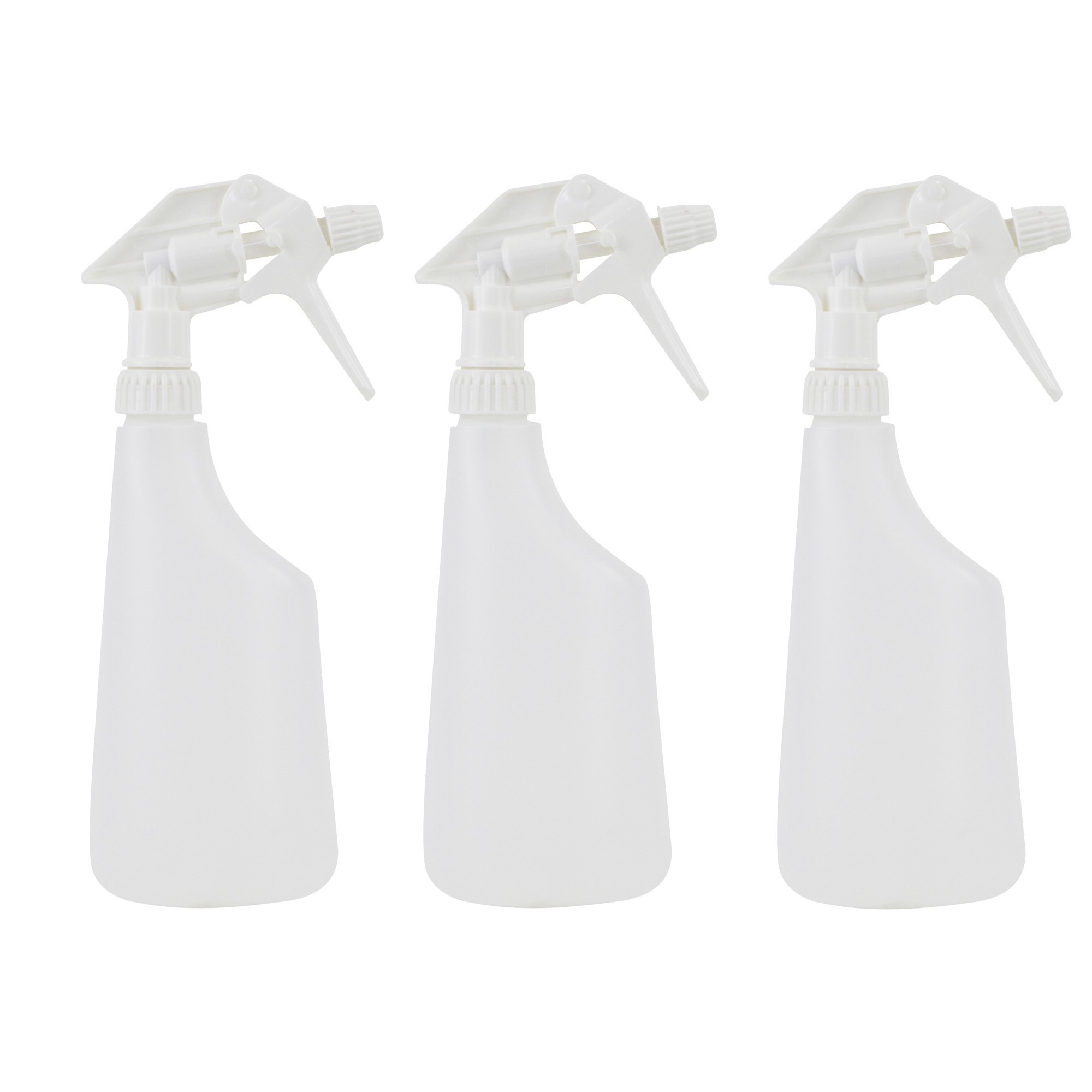 Merkloos 10x Plantenspuiten/waterspuiten 0,6 liter transparant -
