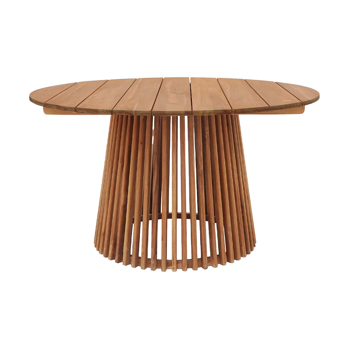 Artichok Lidewij ronde teakhouten tuintafel naturel - Ø 120 cm
