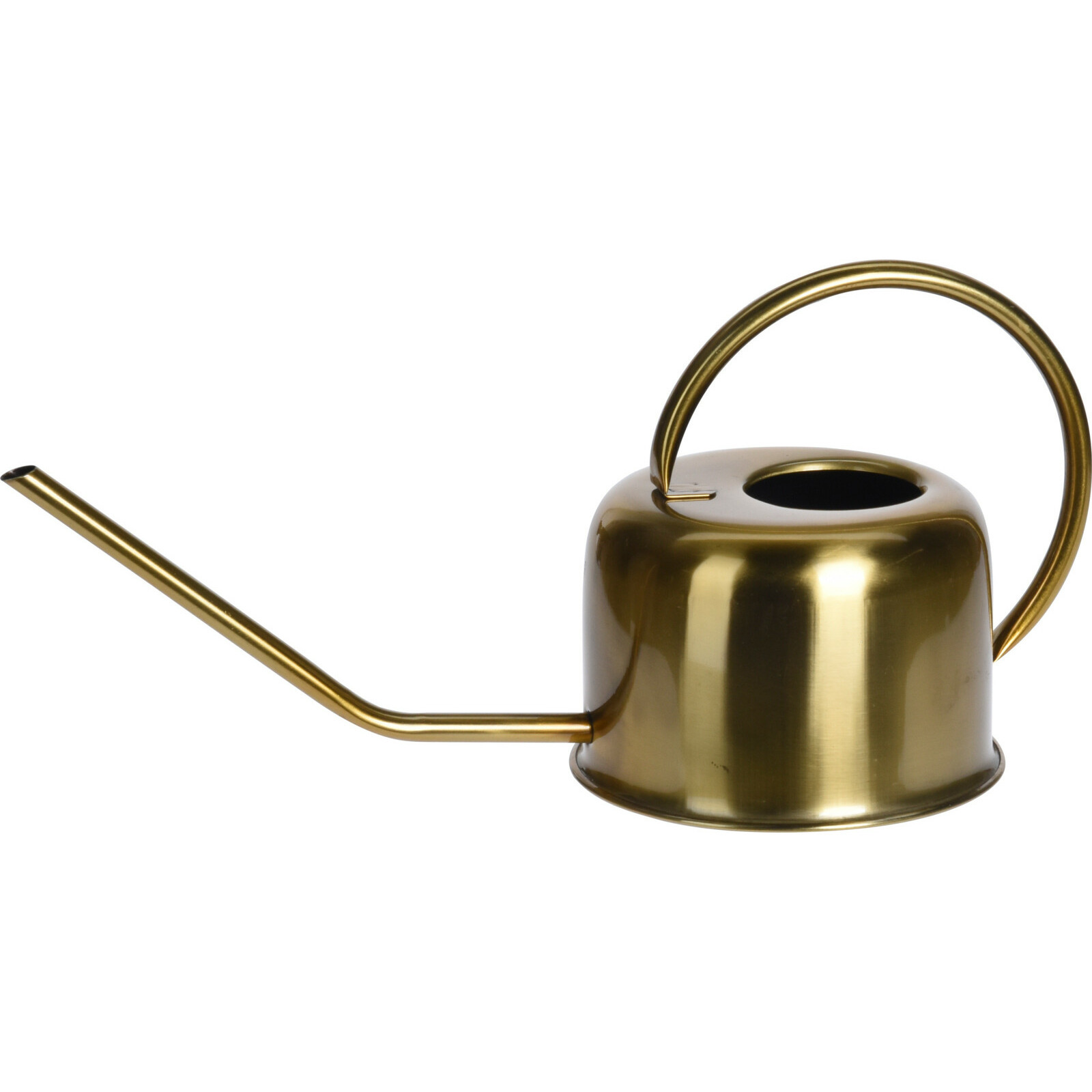 H&S Collection Retro gieter voor binnen - rvs - goud - 1000 ml -