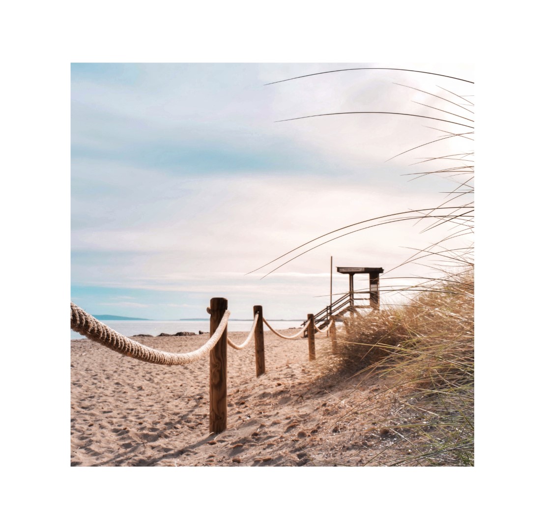 Annas collection Buiten Canvas 58 x 58 cm Strand Touw - 